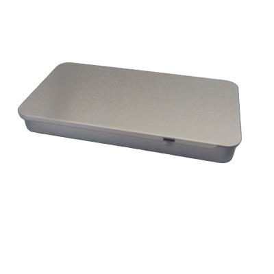 China Custom Slide Lid Small Aluminum Metal Empty Tinplate Box With Lids Child Resistant Decorative Empty Aluminum Metal Small Custom Slide Lid Tinplate Box With Lids for sale