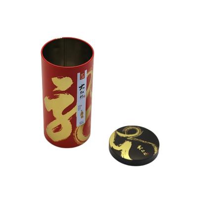 China Lids Cylinder Tea Tins Christmas Coffee Tins Packaging Tin Can 85x177mm Pretty Lids Double Cylinder Tea Tins Christmas Coffee Tins Packaging Tin Can for sale