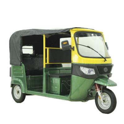 China L5 passenger half closed 3 wheel electric tricycle, tuk tuk made in China for sale