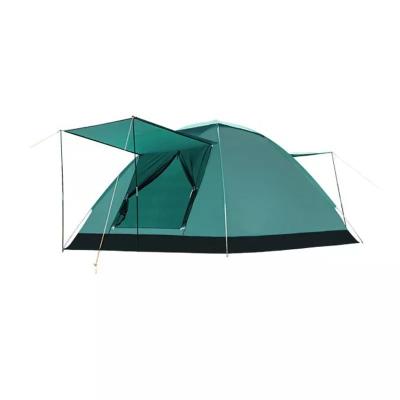 China Extended Noise Camping Tent 4 Person Tent Waldmate Type High Quality Portable Foldable Automatic Tent for sale