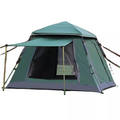 China Long life automatic tent with anti-mosquit portable easy pop-up space 215*215*165 installation 4 to 5 person family camping tent large outdoor for sale