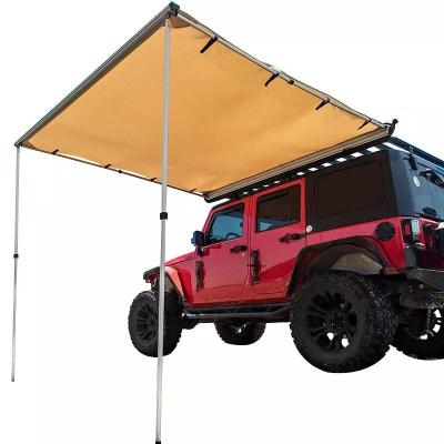 China Extended Type Suv Car Top Roof Awnings With Side Retractable Roof Awnings 2.5*3m High Quality Carton Box Brown 1 Set Custom Logo Printed Tm for sale