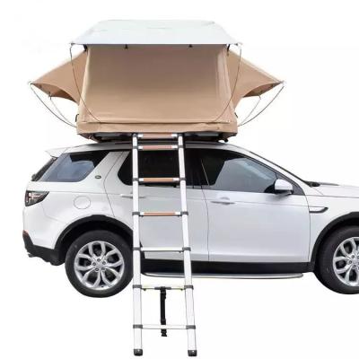 China High Quality Aluminum Car Roof Top Tent Outdoor Camping 2 Or 3 Person Extended Type 4 Season Car Tent With Ladder for sale