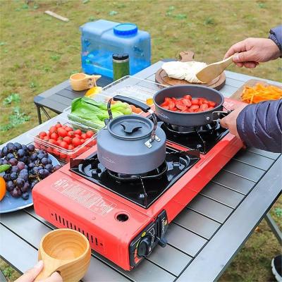 China Hot Selling Gas Stove Manual Oven Cartridge Countertop Cooker Camping Oven Stove Picnic Electric Burner for sale