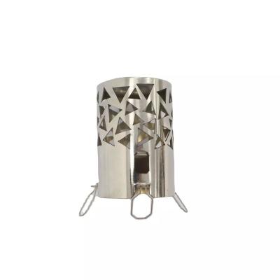 China Outdoor Accessories Portable OEM Chimney Fixture Stove Fire Filters for Chimney for Tents Stainless Steel Spark Arrester for Wood Camping for sale