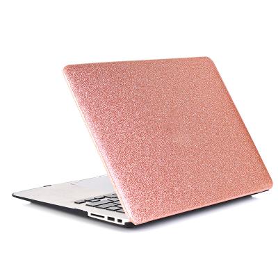 China Glitter Glitter PU Leather Case Cover For Macbook Air 13 A2337 Laptop Case for sale