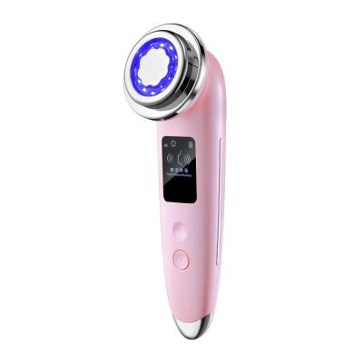 China Wrinkle Remover Large Screen Color Light Skin Rejuvenation Instrument Anti Wrinkle Beauty Electronic Appliance Clean Facial Massager for sale