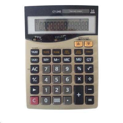 China Tax Calculator Large Size 16-Digit Electronic Office Gift High Quality Desktop Calculator for sale