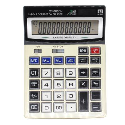 China Wholesale Tax Calculator Desktop 12 Digit Large Number Metal Surface Check A Clear Scientific Calculator for sale