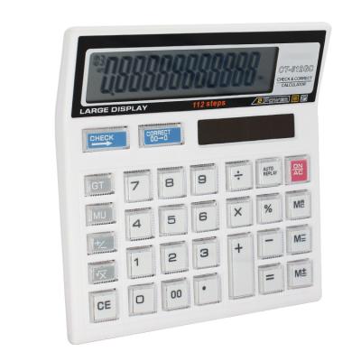 China Tax Calculator CT-512GC Wholesale Gift 12 Digits Desktop Transparent Keyboard Desktop 512 Calculator for sale