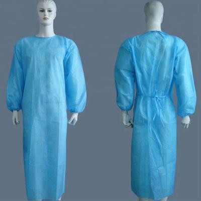 China Medical Eco - Friendly Sterile Disposable Surgical Gowns Scrubs Disposable Patient Gown for sale