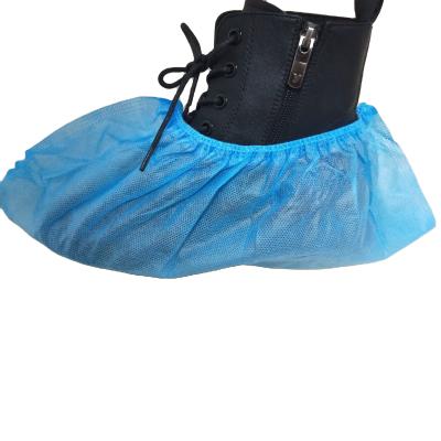 China Disposable blue food service wholesale pp shoe cover 30gsm 35gsm 40gsm for food service, cleanroom, dental for sale