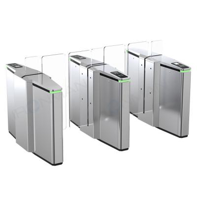 China Bi Direction RFID Reader Sliding Gate Turnstile / 24V Half Height Turnstile Gate for sale