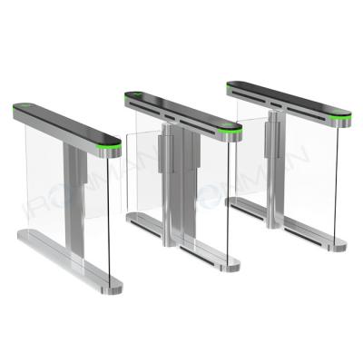 China Sliding Turnstile Barrier Gate , Custom Electric Turnstiles 1400*335*980mm for sale