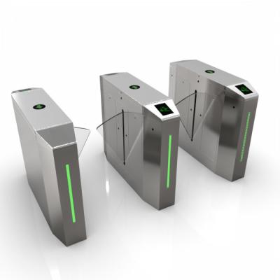 China Office Buildings and Hotels Flap Turnstile Gate with Face Recognition RFID QR Code for sale