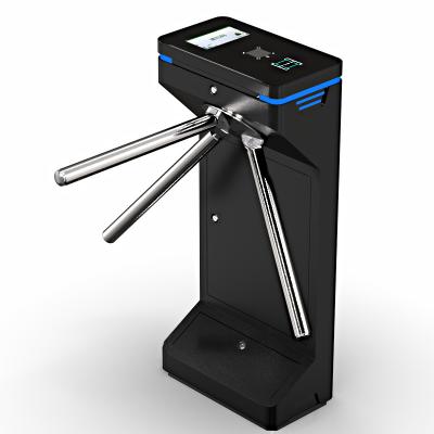 China 304 Stainless Steel Vertical Tripod Turnstile Gate for Easy Integration , Face Recognition Pedestrian Turnstile Gate for sale