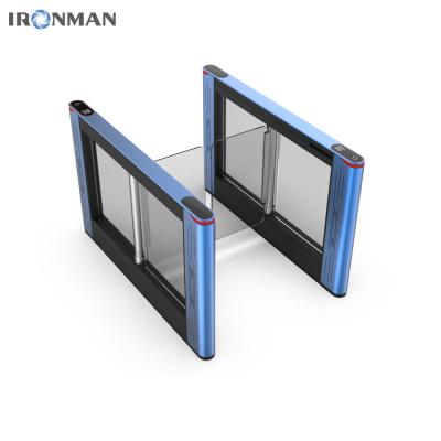 China Aluminum Alloy SPCC Material Swing Barrier Gate Turnstile  Automatic Swing Gate for sale