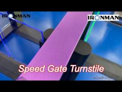 ironman im.lb.01 multicolor optical speed gate turnstile for building access control