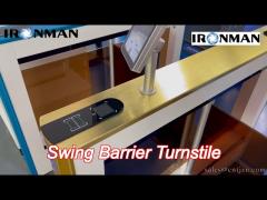 optical swing turnstile , barrier gate access control turnstile
