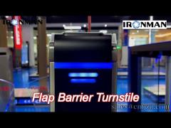 office barrier gate turnstile entrance auto reset dry contact input signal