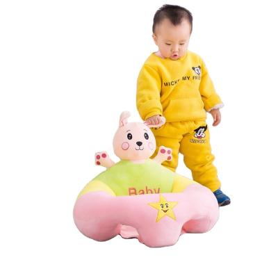 China Flip Out Sofa Kids Plush Non-Slip Baby Sofa Cover Learn To Sit With Toys Baby Sofa Seat Cute Pique Price for sale