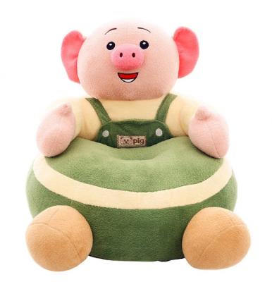 China Hot Selling Kids Pig Model Plush Toy Sofa Baby Sofa Chair Plush Toy Price Selection (4-6 years old) for sale