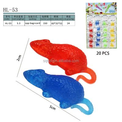 China Plastic Stretchy Elastic Sticky Palm Toy Nostalgic Mouse Train Wall Sticky Toys for sale