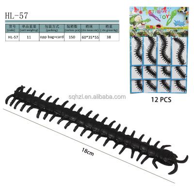 China Halloween Novelty Plastic Cheap Centipede Web Stick Wall Relieve To Stress Stretchy Sticky Hand Toy Sensory Soft Toy for sale