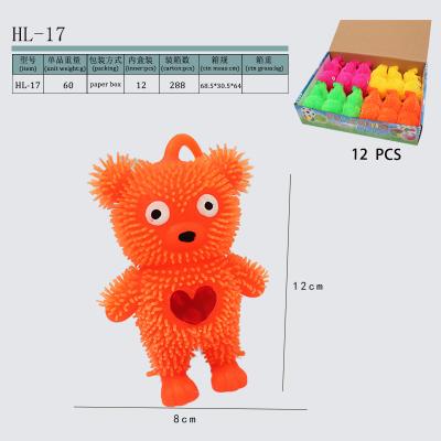 China TPR Toy Unpack The Toy 3D Cute Animal Animal Squishy Toys Reduce Pressure for sale