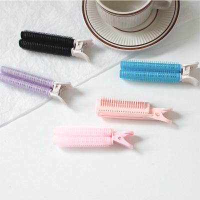 China Hair Decoration Fluffy Hairline Self Grip Hair Root Curler Clip Tool Naturally Fluffy for sale