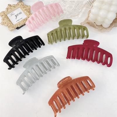 China New Fashion Hair Decoration Ladies Hair Accessories Marble Acrylic Hair Claw Clips for sale