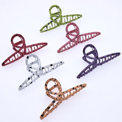 China European and American style women's Splash-ink wind metal hairpin women's barrette hair claw cuts hair accessories for sale