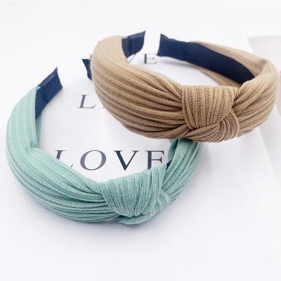 China New Arrival Popular Fashion Women Cloth Art Knot Wash Face Headbands Hair Circle Ladies Hair Accessories Headband for sale