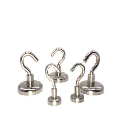 China Industrial Magnets Heavy Neodymium [LYC] Magnets Super Strong Magnetic Hooks Organization Hooks Rack For Hats Clothes Magnets for sale