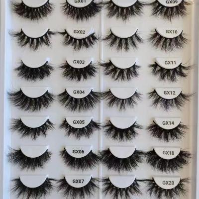 China Full Faux Mink False Eyelashes Super Soft 3d Volume And Luxury Long Black Hair LOGO Band Style Package OEM Natural Packing Cotton Material for sale