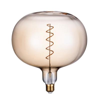 China Simple Modern Amber Glass LED Bulb E271 Waterproof LED Light Bulb LED Filament Bulb for sale