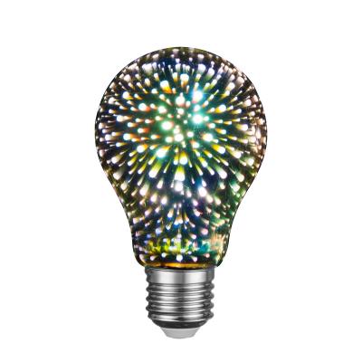 China Simple Modern Best Selling High Quality Colorful Fireworks LED Bulb 3D Decorative Light Source for sale