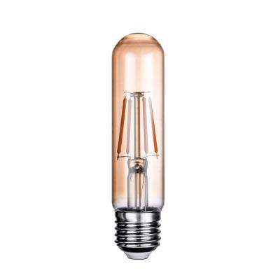 China Simple Modern Best Selling Dimmable Retro Decorative Tube T30 2w4w LED Filament Light Bulb for sale