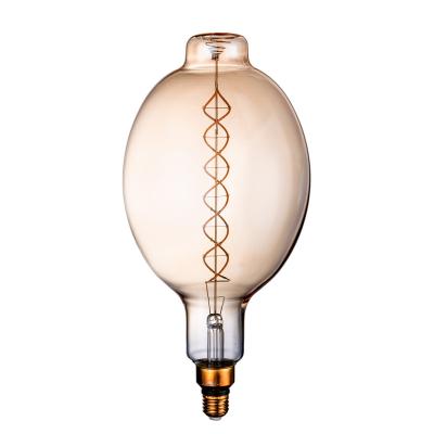 China Simple Modern Clear Transparent Shape E27 E26 E40 Led Filament Retro Bulb Light for sale