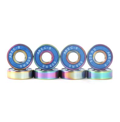 China SKATERGEAR Skateboard Skateboard Bearings With Rainbow Color Titanium for sale