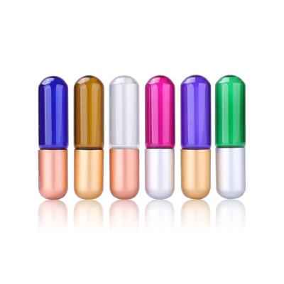 China Personal Care 100pcs/lot 4ml Round Bottom Roll On Bottle Perfume Roll On Bottle Multicolor Glass Essential Oil Refillable Bottles for sale