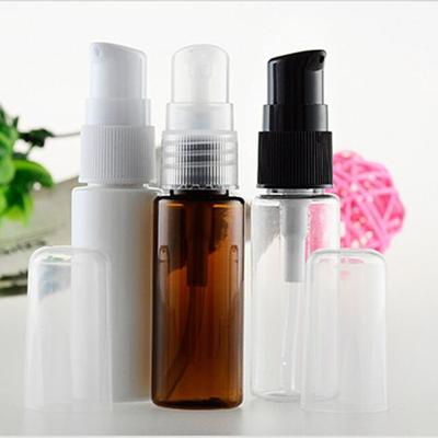 China Empty PET BEAUTY PACKAGING 50PCS/lot 20ml Pump Bottle Cosmetic Lotion Packaging Bottle Refillable Portable Perfume Perfume Plastic Bottle for sale