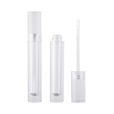 China Personal Care 100pcs/lot 10ml Transparent Round Lip Gloss Tube DIY Lip Gloss Tube Empty Lipstick Tubes Ever Make Up Customization Logo for sale