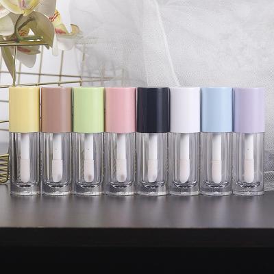 China Personal Care 100pcs/lot 6ml Colorful Empty AS Lip Gloss Tubes DIY Lipstick Tube Makeup Container Packaging Custom Logo for sale