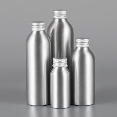 China 10pcs/lot 50ml Personal Care Aluminum Bottle With Aluminum Cover Empty Metal Packaging For Separate Cosmetics Makeup Bottles for sale