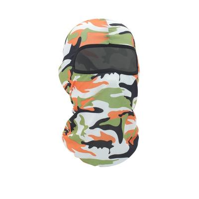 China Custom Anti Sun Hood Neck Gaiter Outdoors Balaclava Fashion Ice Silk Face UV Headwear Bandana for sale