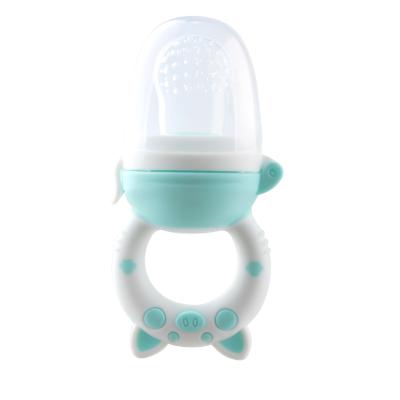 China BPA Free Fruit Feeder Silicone Pacifier Infant Teething Toy Soothing Gum Pacifier for sale