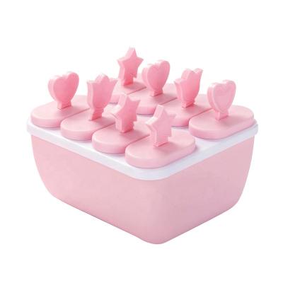 China Viable Home Made Ice Cream Mold Lattice Stick Ice Cream Cup Suit Ice Cube Box Bar Crusher for sale