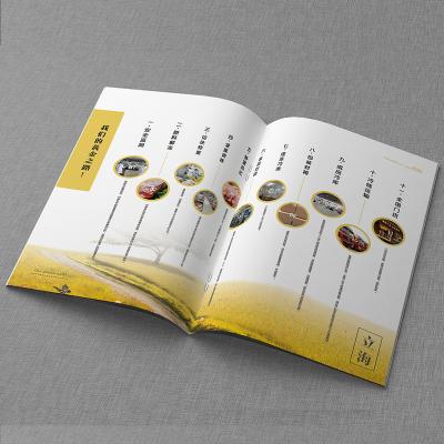 China Perfect Binding Menu Soft Cover Cheap Menu Printing Service for sale