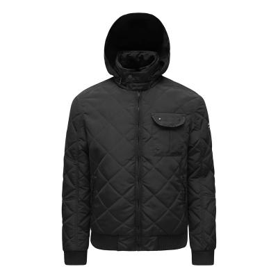 China Wholesale Custom Waterproof Quilted Logo Blank Plain Polyester Bomber Baseball College Jacket For Men for sale